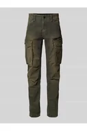 Spodnie męskie - Spodnie o kroju regular fit z kieszeniami cargo model Rovic zip 3d - G-Star Raw - miniaturka - grafika 1