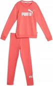 Legginsy - DRES DZIECIĘCY PUMA LEGGINSY I BLUZA RÓŻOWA 164CM - miniaturka - grafika 1