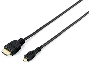 Equip Kabel High Speed HDMI to microHDMI 2m adapter cable S/S black - 1193 (KD-R469EY) - Kable - miniaturka - grafika 1