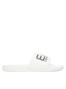 EA7 Emporio Armani Klapki 7X000108 AF15118 U0001 Biały - Klapki i japonki męskie - miniaturka - grafika 1