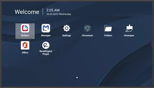 Viewsonic CDE6531-1C signage display Płaski panel Digital Signage 165,1 cm (65") LCD Wi-Fi 500 cd/m² 4K Ultra HD Czarny Procesor wbudowany Android 14 24/7 - Monitory reklamowe i wyświetlacze - miniaturka - grafika 1