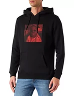 Bluzy męskie - Mister Tee Męska bluza z kapturem Notorious Big Life After Death Hoody z kapturem, czarny, XXL - miniaturka - grafika 1