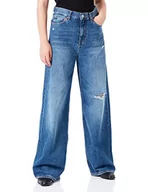 Spodnie damskie - MUSTANG jeansy damskie Luise, średni niebieski 585, 34W / 30L - miniaturka - grafika 1