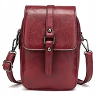 Torebki damskie - SKÓRZANA DAMSKA TOREBKA LISTONOSZKA CROSSBODY - miniaturka - grafika 1