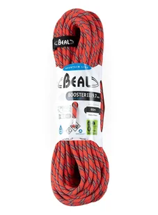 Lina wspinaczkowa Beal Booster III 9,7 mm 60 m Unicore Golden Dry - orange - Sprzęt wspinaczkowy - miniaturka - grafika 1