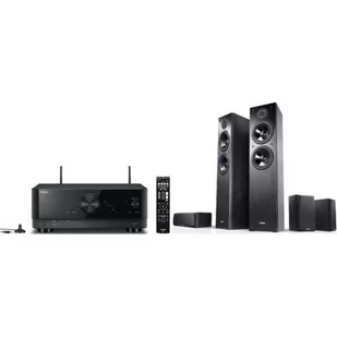 Kino domowe Yamaha MusicCast RX-V4A + NS-F51/NS-P51 Czarny - Kino domowe - miniaturka - grafika 2