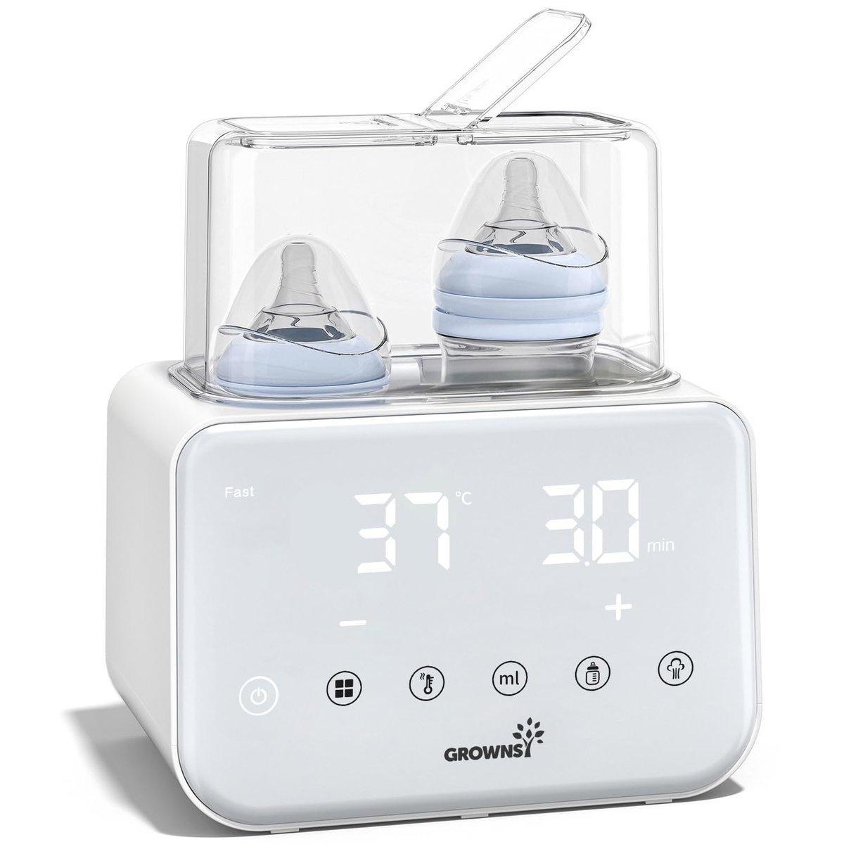 Podgrzewacz Do Butelek 8W1 Sterylizator Rozmrażacz Timer Grownsy Bpa Free