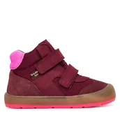 Buty dla dziewczynek - Trzewiki Froddo Ollie Lumi Tex G2110152-5 S Bordowy - miniaturka - grafika 1