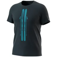 Koszulki sportowe męskie - Koszulka męska Dynafit Graphic Co M S/S Tee Rozmiar: S / Kolor: turkusowy/niebieski - miniaturka - grafika 1