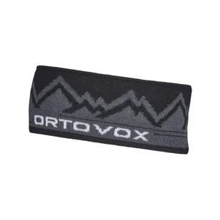 Ortovox Peak, opaska na głowę, czarna - Czapki i chusty sportowe damskie - miniaturka - grafika 1