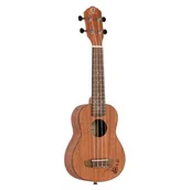 Inne instrumenty muzyczne - Ortega RU5 ukulele sopranowe, płyta wierzchnia: świerk, tył i boki: drewno sapeli, satynowe wykończenie, kolor: brązowy RU5MM-SO - miniaturka - grafika 1