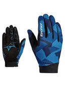 Rękawiczki - Ziener CNUT męskie rękawiczki rowerowe/górskie/rowerowe | długie rękawiczki z funkcją dotykową – oddychające, amortyzujące, Galaxy Blue, 8 - miniaturka - grafika 1