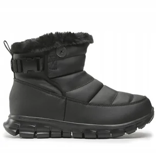 SKECHERS NOCTURNE ŚNIEGOWCE DAMSKIE NA ZIMĘ CZARNE CIEPŁE 36 JKB - Śniegowce damskie - miniaturka - grafika 1