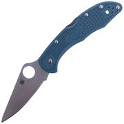 Noże - Nóż składany Spyderco Delica 4 FRN Blue, K390 Plain (C11FPK390) - miniaturka - grafika 1