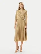 Sukienki - Rinascimento Sukienka koktajlowa CFC0122980003 Złoty Regular Fit - miniaturka - grafika 1
