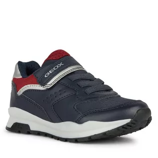 Buty dla chłopców - Sneakersy Geox J Pavel Boy J1615A 0BCFU C4244 S Navy/Dk Red - grafika 1