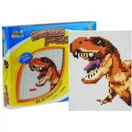 Zabawki kreatywne - Duża mozaika z dinozaurem Leantoys - miniaturka - grafika 1
