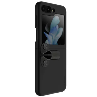 Etui z zawieszką i podstawką Nillkin Flex Flip do Samsung Galaxy Z Flip 5 - czarne - Etui i futerały do telefonów - miniaturka - grafika 2