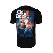 Koszulki sportowe męskie - Pit Bull T-shirt Koszulka City Of Dogs 24 Black - miniaturka - grafika 1