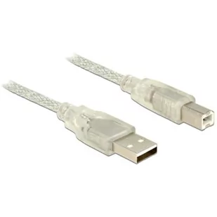 Kabel Usb-a(m)->usb-b(m) 2.0 1.5M Przezroczysty - Kable komputerowe i do monitorów - miniaturka - grafika 2