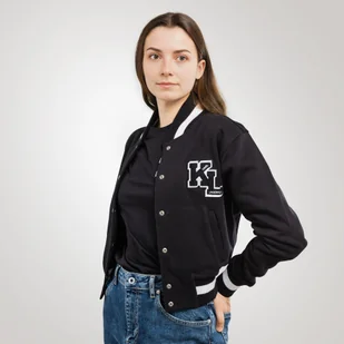 Karl Lagerfeld Bluza damska Karl Lagerfeld - Bluzy damskie - miniaturka - grafika 1