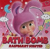 Kosmetyki kąpielowe dla dzieci - Masha & The Bear Magic Bath Bath Bomb musująca kula do kąpieli dla dzieci 165 g - miniaturka - grafika 1
