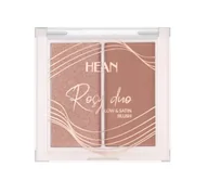 Róże do policzków - HEAN - ROSY DUO - Glow & Satin Blush - Podwójny róż do twarzy - 6 g - RD4 - SENSUAL - miniaturka - grafika 1