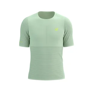 COMPRESSPORT Koszulka biegowa PRO RACING SS T-SHIRT ice flow - Koszulki sportowe męskie - miniaturka - grafika 1