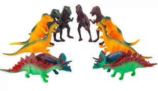 Dinozaury Duży Zestaw 12 Szt Figurki Różne Gumowe - Figurki dla dzieci - miniaturka - grafika 1