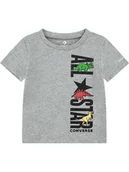 Kaftaniki dla niemowląt - Converse Koszulka w kolorze szarym - miniaturka - grafika 1