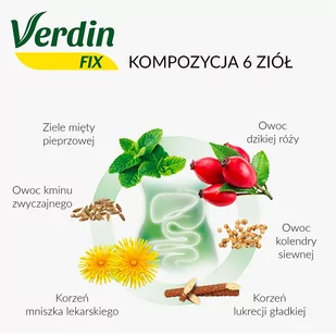 USP ZDROWIE SP. Z O.O USP ZDROWIE SP Z O.O Verdin Fix zioła do zaparzania 3 x 40 saszetek - Zioła - miniaturka - grafika 3