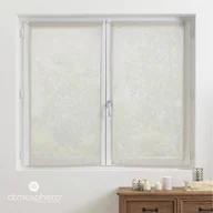 Firany - Firanki do kuchni krótkie, efekt lnu, 100% poliester, 2 sztuki, 60 x 120 cm - miniaturka - grafika 1