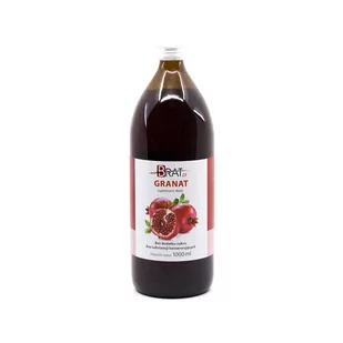 Sok z granatu 1000ml - Brat.pl - Soki i napoje niegazowane - miniaturka - grafika 1