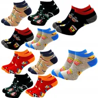 Skarpetki męskie - 10x Skarpetki Męskie Bawełniane Stopki Krótkie Kolorowe Śmieszne 40/43 - miniaturka - grafika 1