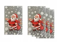 Akcesoria do pakowania - Świąteczne torebki, worki celofanowe Mikołaj 30/50 25sztuk - miniaturka - grafika 1