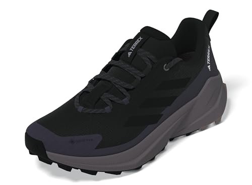 adidas Terrex Trailmaker 2.0 Gore-tex Damskie buty turystyczne, Carbon/Core Black/Preloved Violet, 44 EU, Rdzeń węglowy, czarny, wstępnie kochany fioletowy, 44 EU