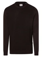 Swetry męskie - Jack & Jones Sweter męski Mężczyźni Bawełna brązowy wypukły wzór tkaniny, M - miniaturka - grafika 1