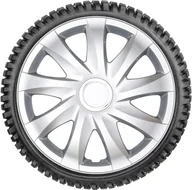 Kołpaki samochodowe - NRM DRIFT kołpaki, srebrne, 4 szt. KO055 - miniaturka - grafika 1