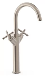 Bateria umywalkowa TRES Montblanc XXL Stalowy 28380301AC - Baterie umywalkowe - miniaturka - grafika 1
