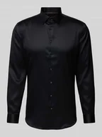 Koszule męskie - Koszula biznesowa z kołnierzykiem typu kent - miniaturka - grafika 1