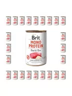 Mokra karma dla psów - Brit mono protein beef & rice 400g - miniaturka - grafika 1