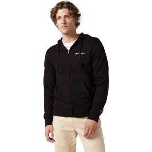 Bluza męska Champion Full Zip Hoodie Sweatshirt czarna 220731 KK001 L - Bluzy męskie - miniaturka - grafika 1