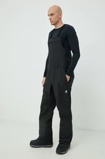 Spodnie sportowe męskie - Burton spodnie Snowdial kolor czarny - grafika 1
