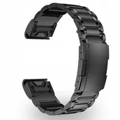 Akcesoria do smartwatchy - Tytanowa Bransoleta Do Garmin Fenix 5 6 7 8 E Pro Solar Instinct Qucikfit - miniaturka - grafika 1
