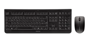 CHERRY DW 3000 klawiatura Dołączona myszka Uniwersalne RF Wireless AZERTY Belgijski Czarny bezprzewodowa JD-0710BE-2 - Zestawy myszka + klawiatura - miniaturka - grafika 1