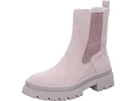 Botki damskie - TOM TAILOR Damskie botki 4290490010, kremowy, 38 EU - miniaturka - grafika 1