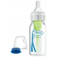 Butelki dla niemowląt - Dr Browns sb417-med but.120ml z syst.na roszcz.wargi lub podniebienia - miniaturka - grafika 1