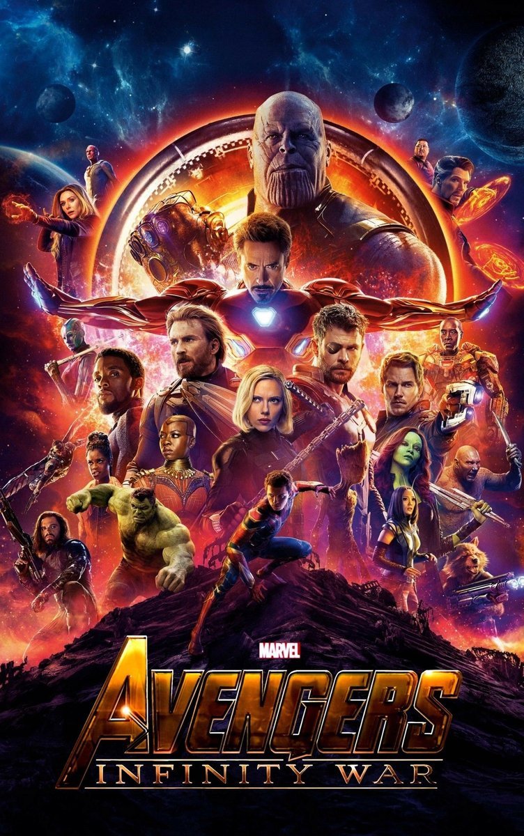 PUZZLE Oryginalny Avengers Infinity War + IMIĘ Pudełko 120 el.