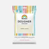 Farby wewnętrzne - Beckers Farba lateksowa Designer Colour TESTER Panna Cotta 0,05 l - miniaturka - grafika 1