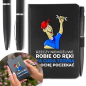 Notesy i bloczki - NOTES A6 DŁUGOPIS Prezent dla MECHANIKA Twoje IMIĘ - miniaturka - grafika 1